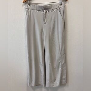 Athleta Cream Wide Leg Pants